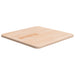 Firkantet bordplate 40x40x1,5 cm ubehandlet heltre eik