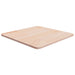 Firkantet bordplate 50x50x1,5 cm ubehandlet heltre eik