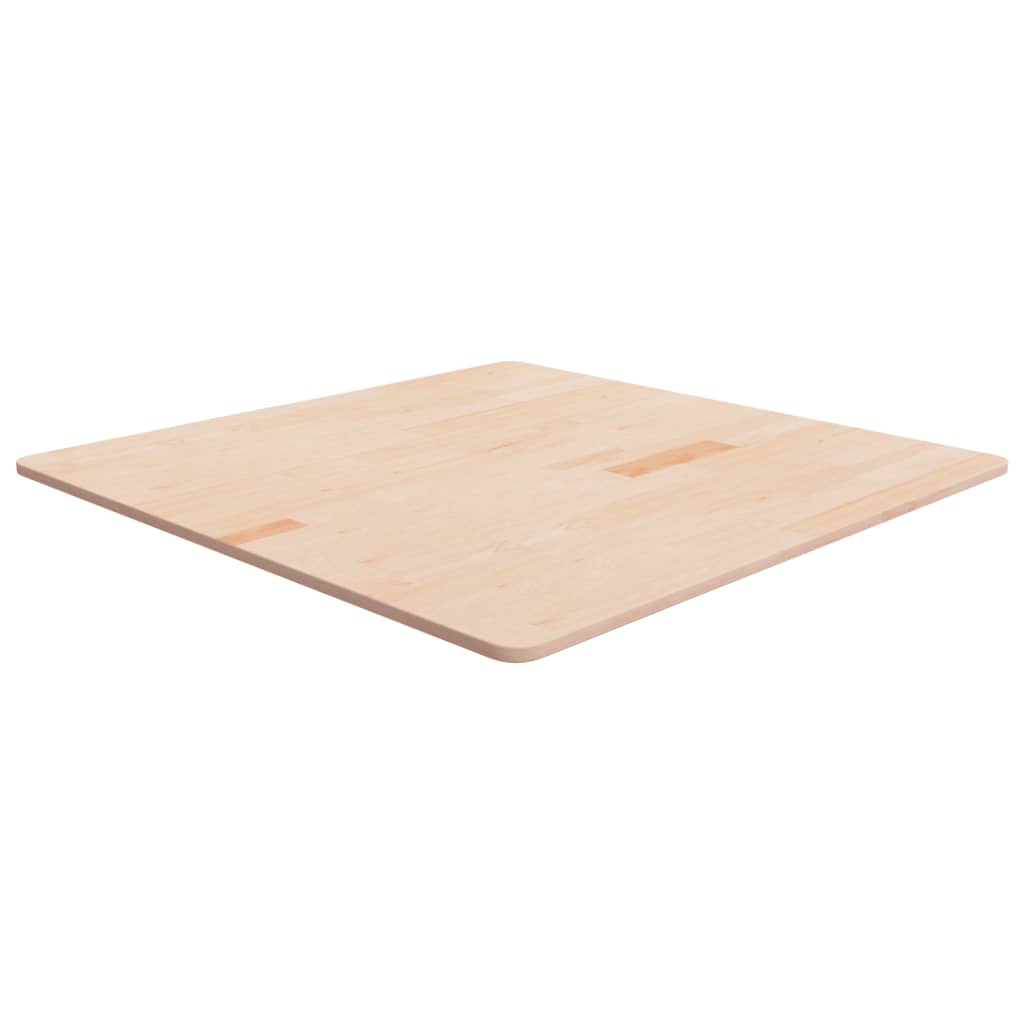 Firkantet bordplate 90x90x1,5 cm ubehandlet heltre eik vidaXL