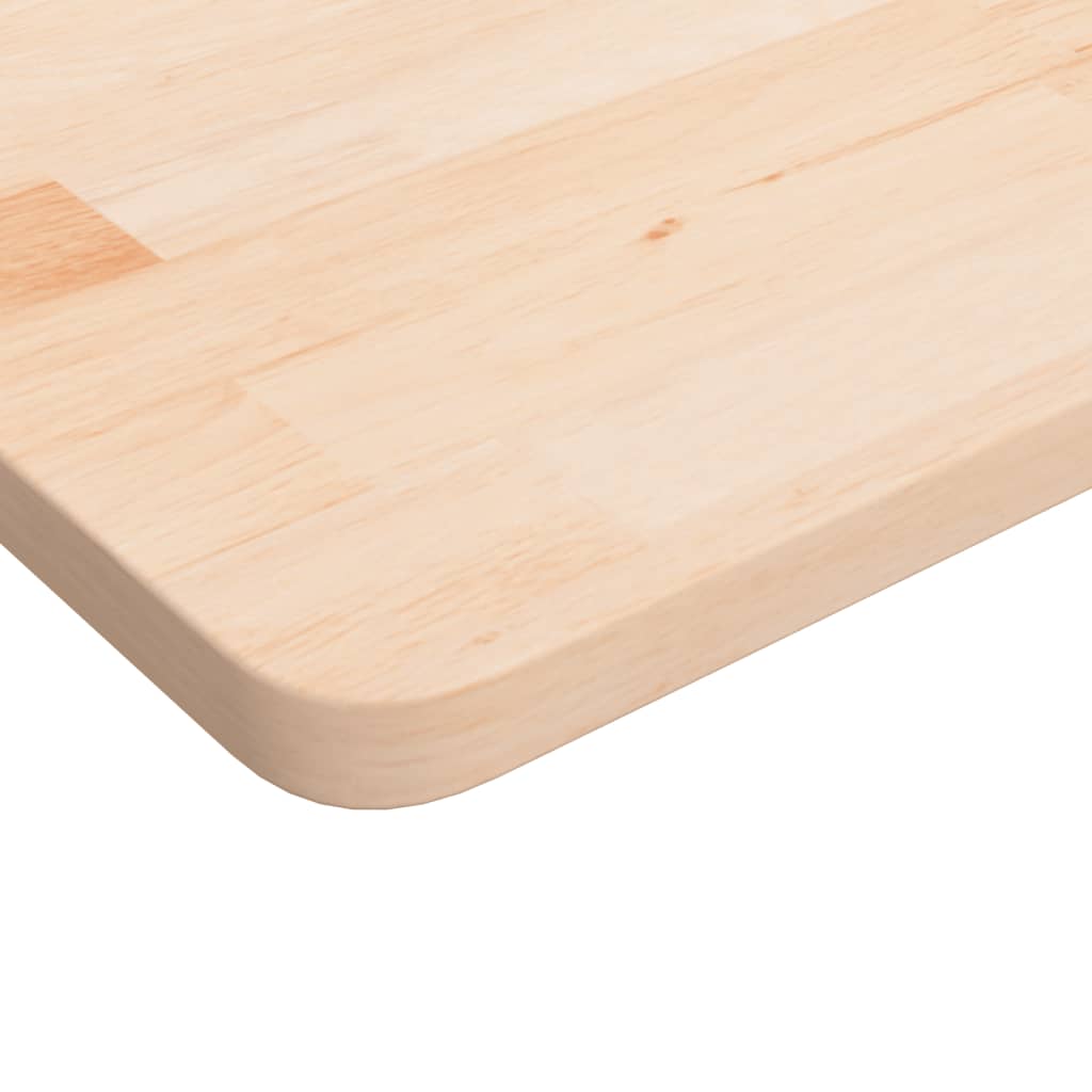 Firkantet bordplate 50x50x2,5 cm ubehandlet heltre eik