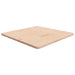 Firkantet bordplate 80x80x2,5 cm ubehandlet heltre eik vidaXL