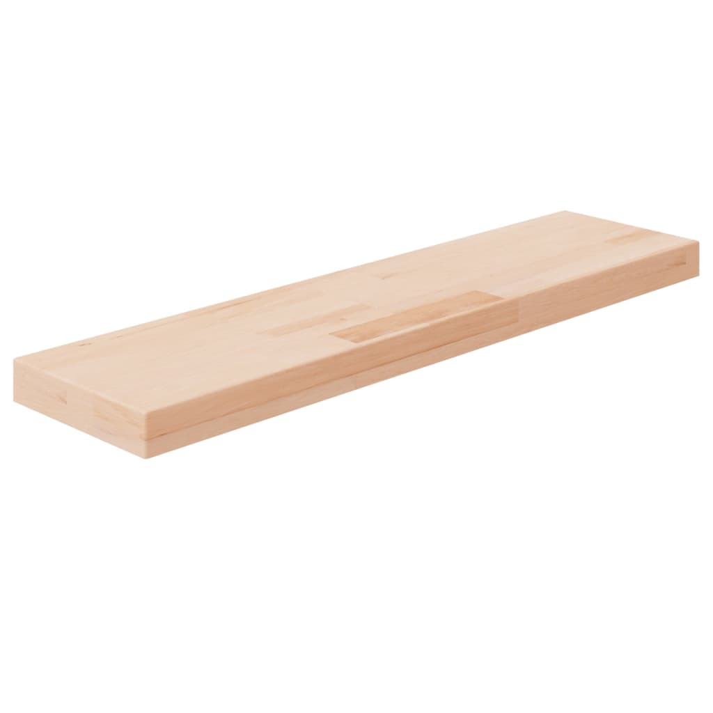 Hylleplate 80x20x4 cm ubehandlet heltre eik