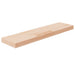 Hylleplate 80x20x4 cm ubehandlet heltre eik