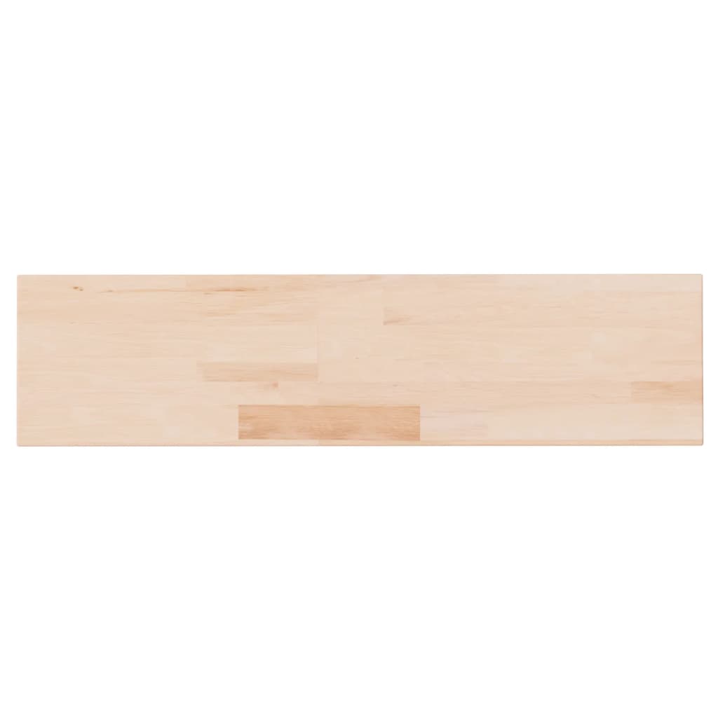 Hylleplate 80x20x4 cm ubehandlet heltre eik