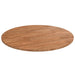 Rund bordplate lysebrun Ø50x1,5 cm behandlet heltre eik
