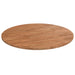 Rund bordplate lysebrun Ø60x1,5 cm behandlet heltre eik