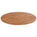Rund bordplate lysebrun Ø70x1,5 cm behandlet heltre eik