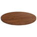 Rund bordplate mørkebrun Ø40x1,5 cm behandlet heltre eik