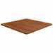 Firkantet bordplate mørkebrun 60x60x1,5 cm behandlet heltre eik