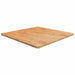 Firkantet bordplate lysebrun 90x90x2,5 cm behandlet heltre eik vidaXL