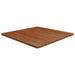Firkantet bordplate mørkebrun 90x90x2,5 cm behandlet heltre eik vidaXL