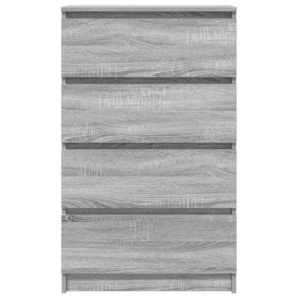Skjenk grå sonoma 60x35x98,5 cm konstruert tre vidaXL
