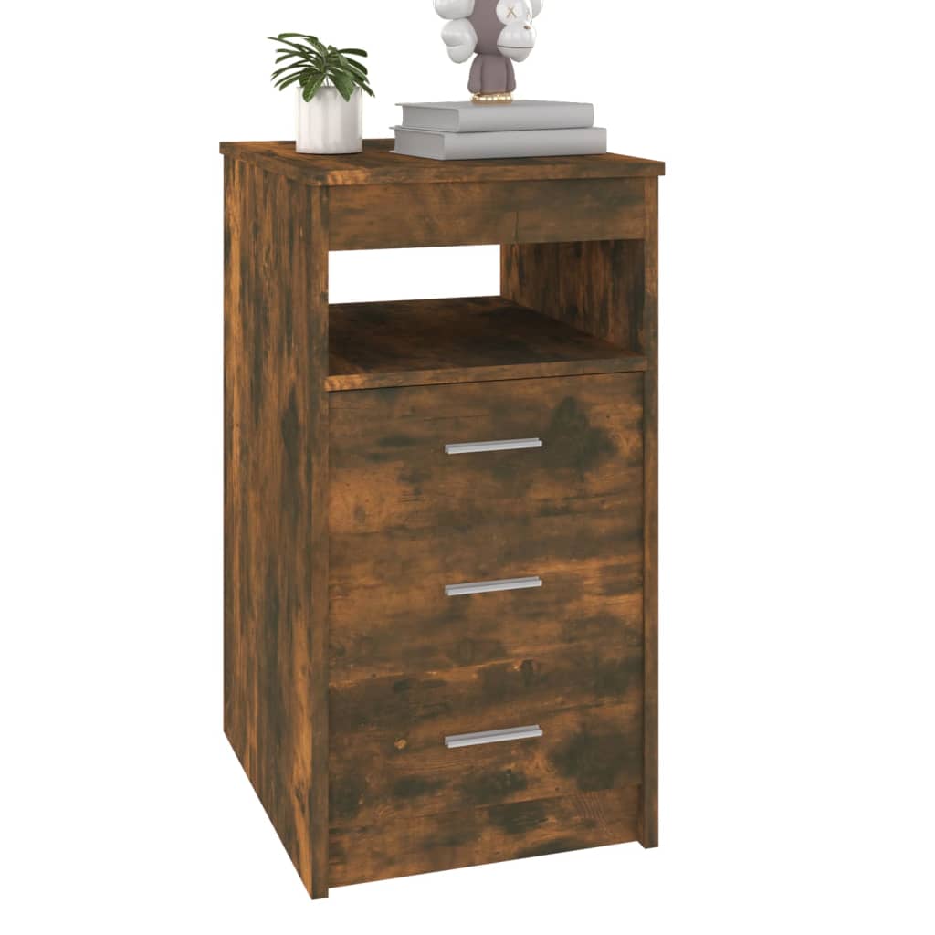 Kommode røkt eik 40x50x76 cm konstruert tre