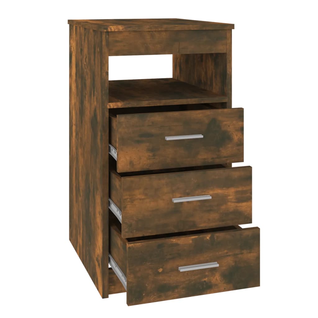 Kommode røkt eik 40x50x76 cm konstruert tre