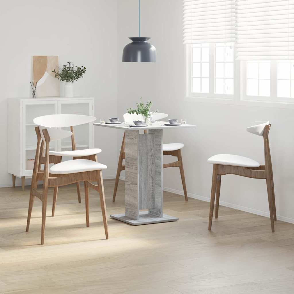 Bistrobord grå sonoma 60x60x75 cm konstruert tre
