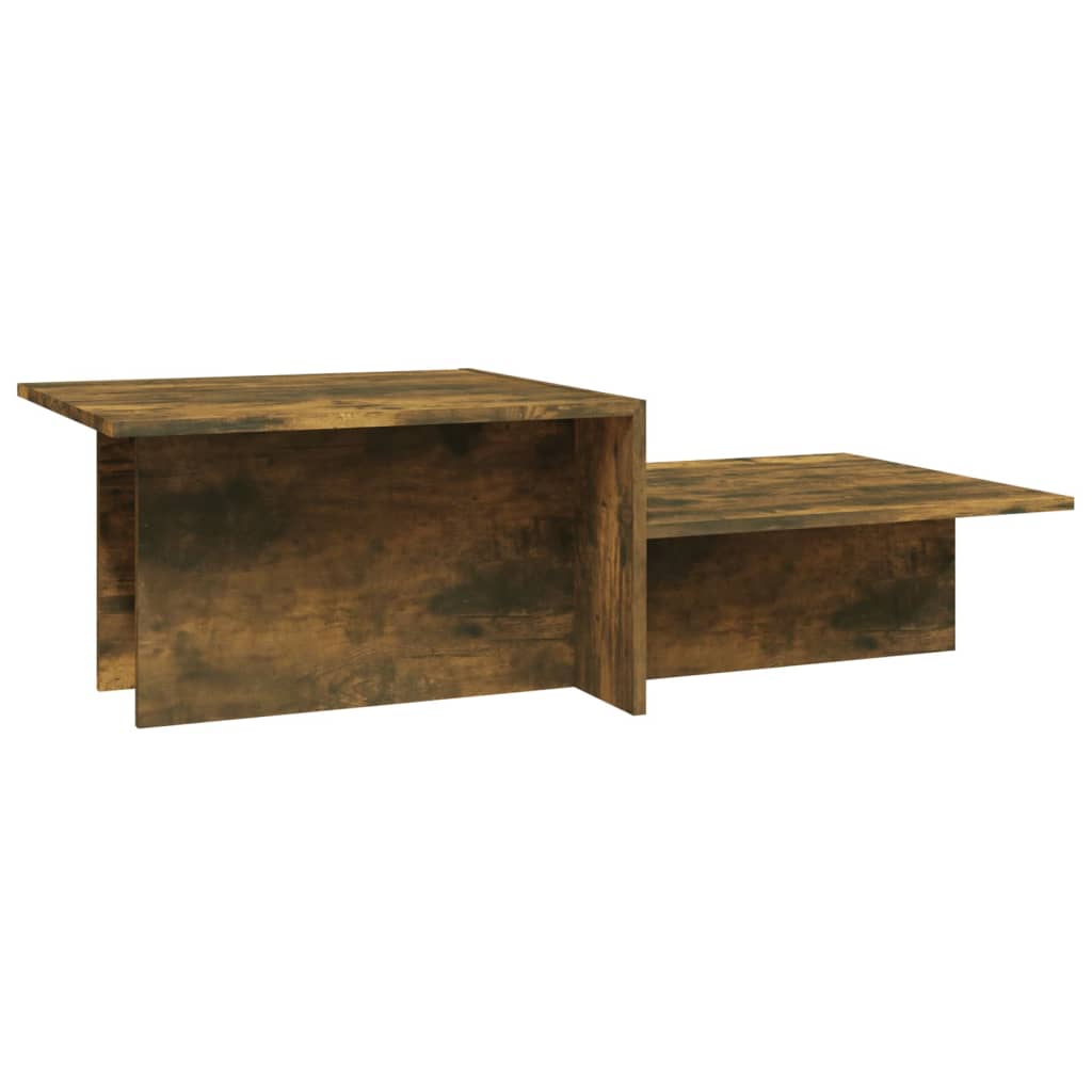 Salongbord røkt eik 111,5x50x33 cm konstruert tre