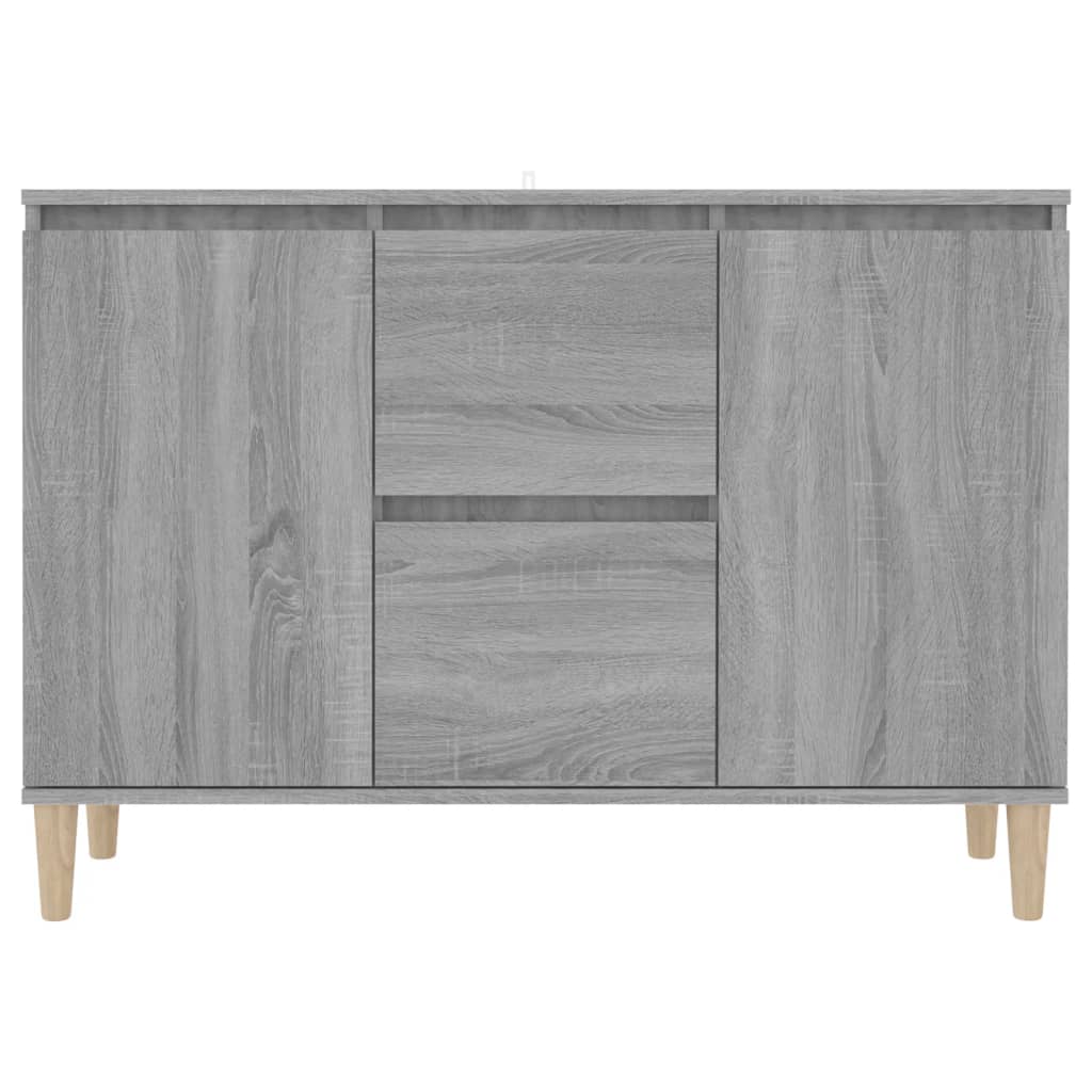 Skjenk grå sonoma 101x35x70 cm konstruert tre