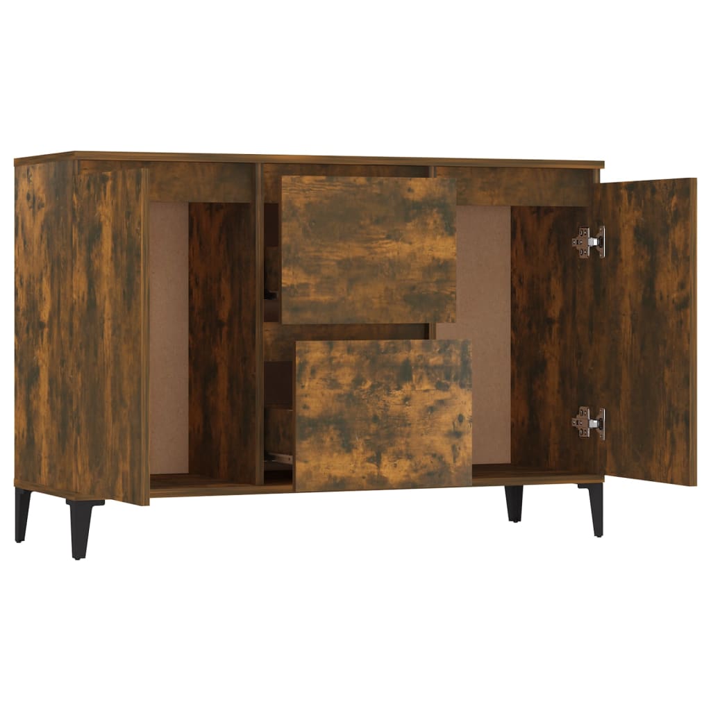 Skjenk røkt eik 102x35x70 cm konstruert tre