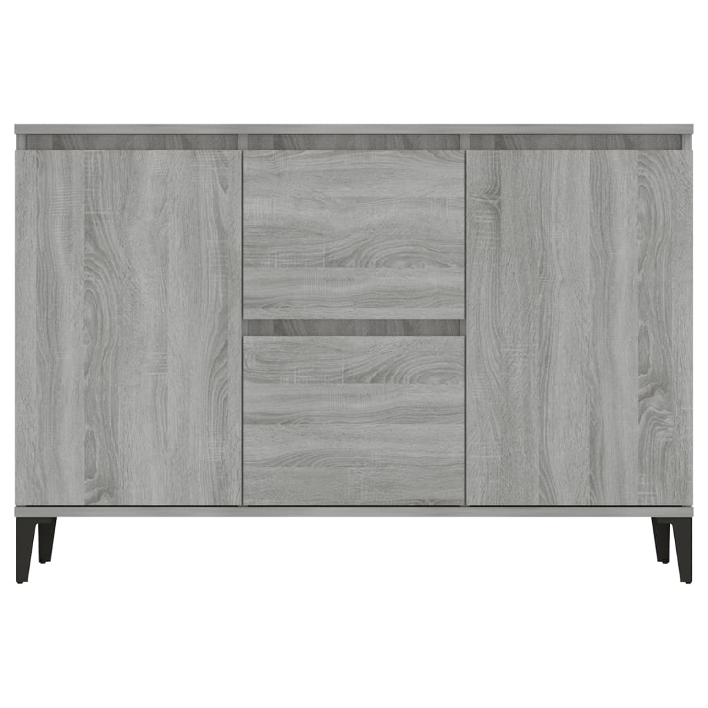 Skjenk grå sonoma 102x35x70 cm konstruert tre