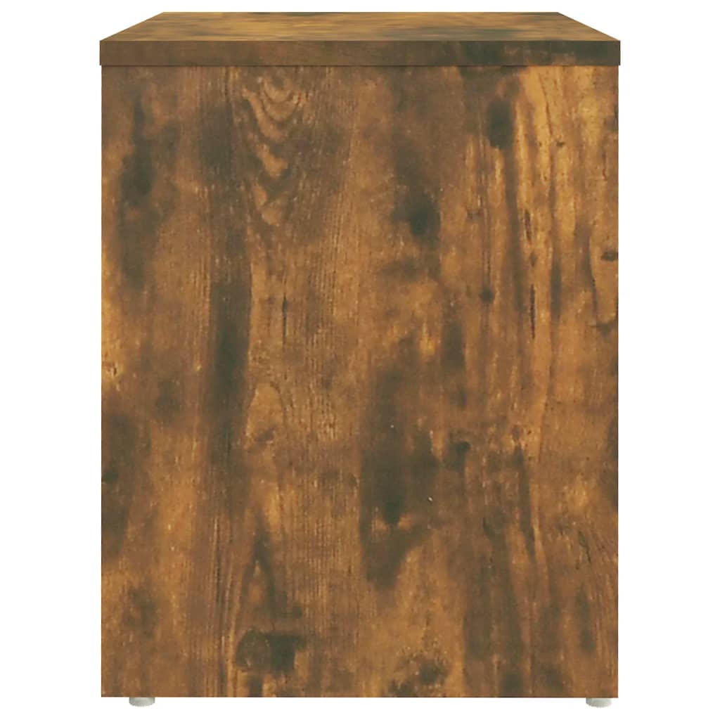 Nattbord røkt eik 40x30x40 cm konstruert tre