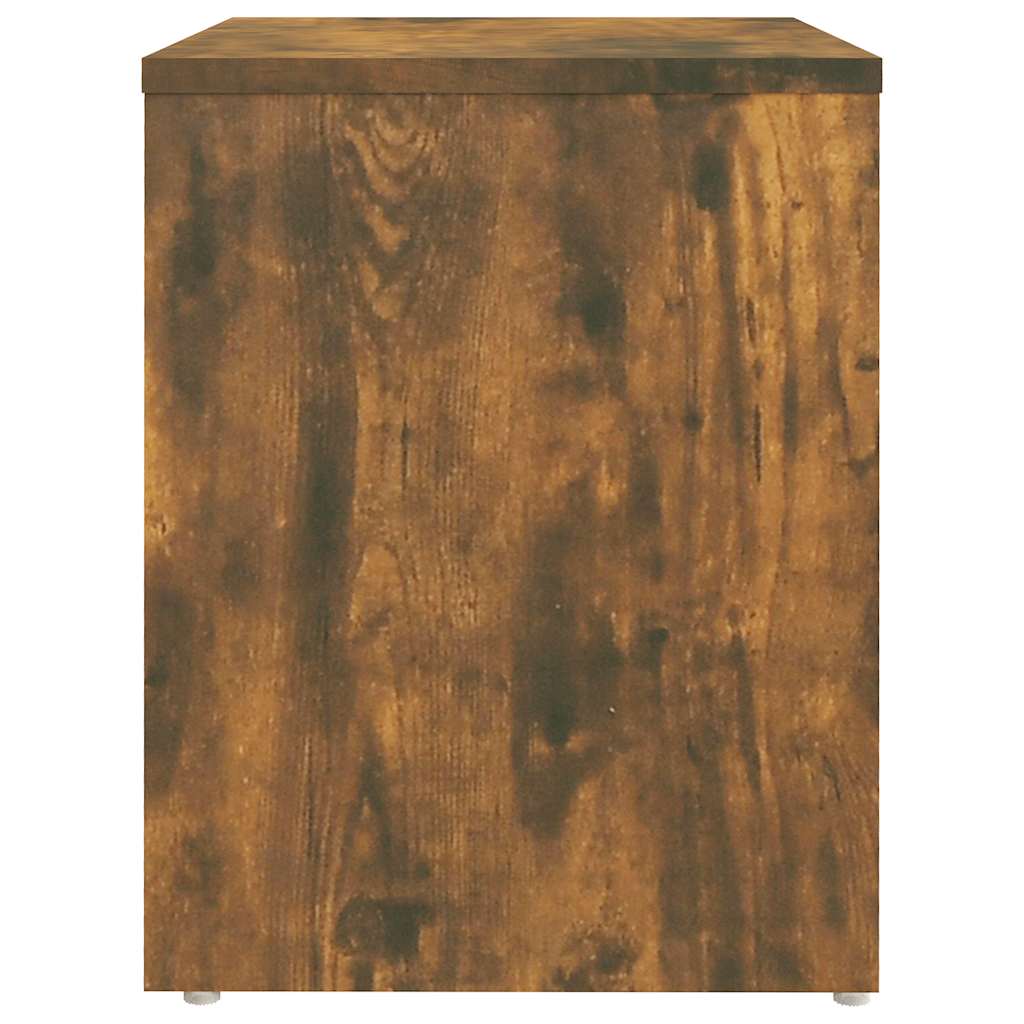 Nattbord 2 stk røkt eik 40x30x40 cm konstruert tre