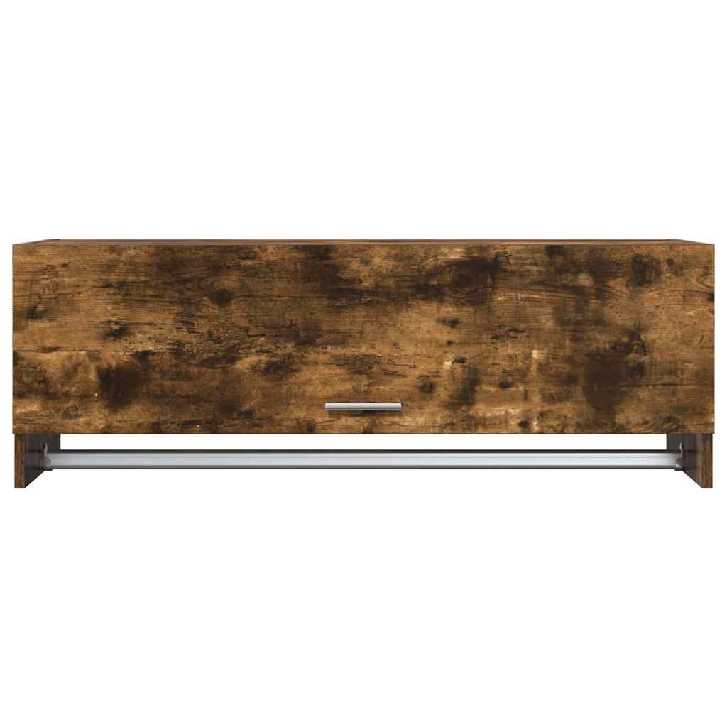 Garderobe røkt eik 100x32,5x35 cm konstruert tre