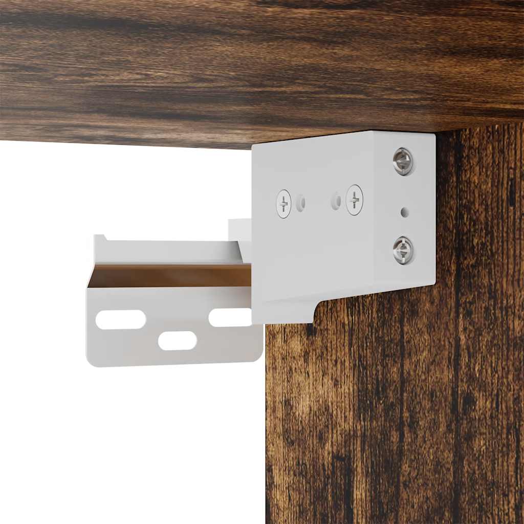 Garderobe røkt eik 100x32,5x35 cm konstruert tre