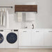 Garderobe brun eik 100x32,5x35 cm konstruert tre