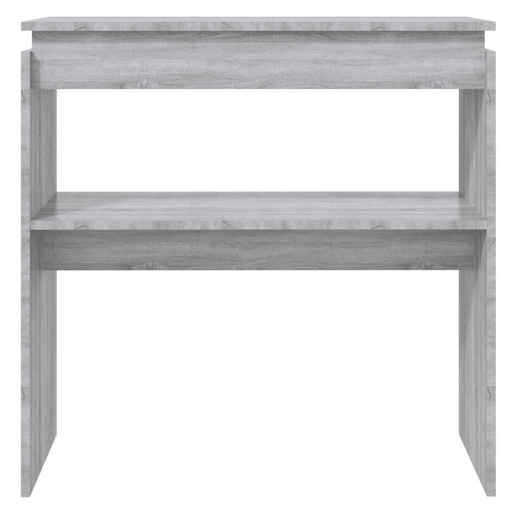 Konsollbord grå sonoma 80x30x80 cm konstruert tre