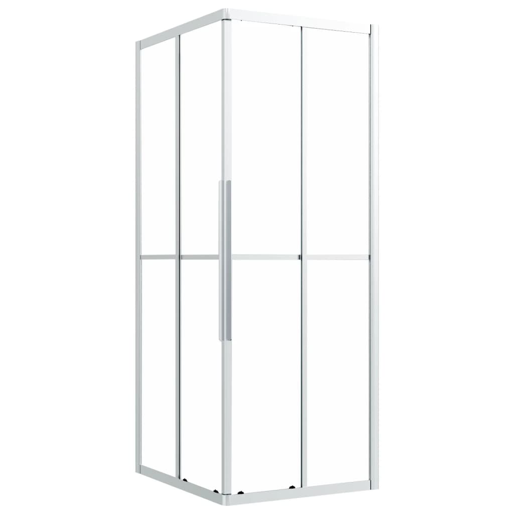 Dusjkabinett frostet ESG 90x70x180 cm