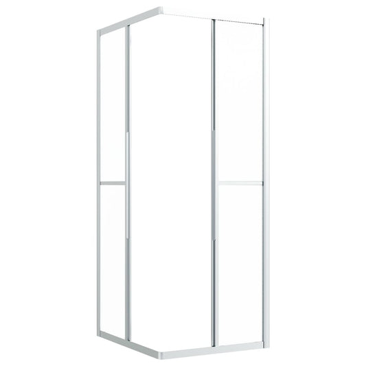 Dusjkabinett frostet ESG 90x70x180 cm