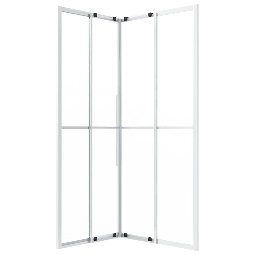 Dusjkabinett frostet ESG 90x70x180 cm