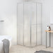 Dusjkabinett frostet ESG 90x70x180 cm