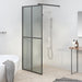 Dusjvegg 80x195 cm mørkt herdet glass