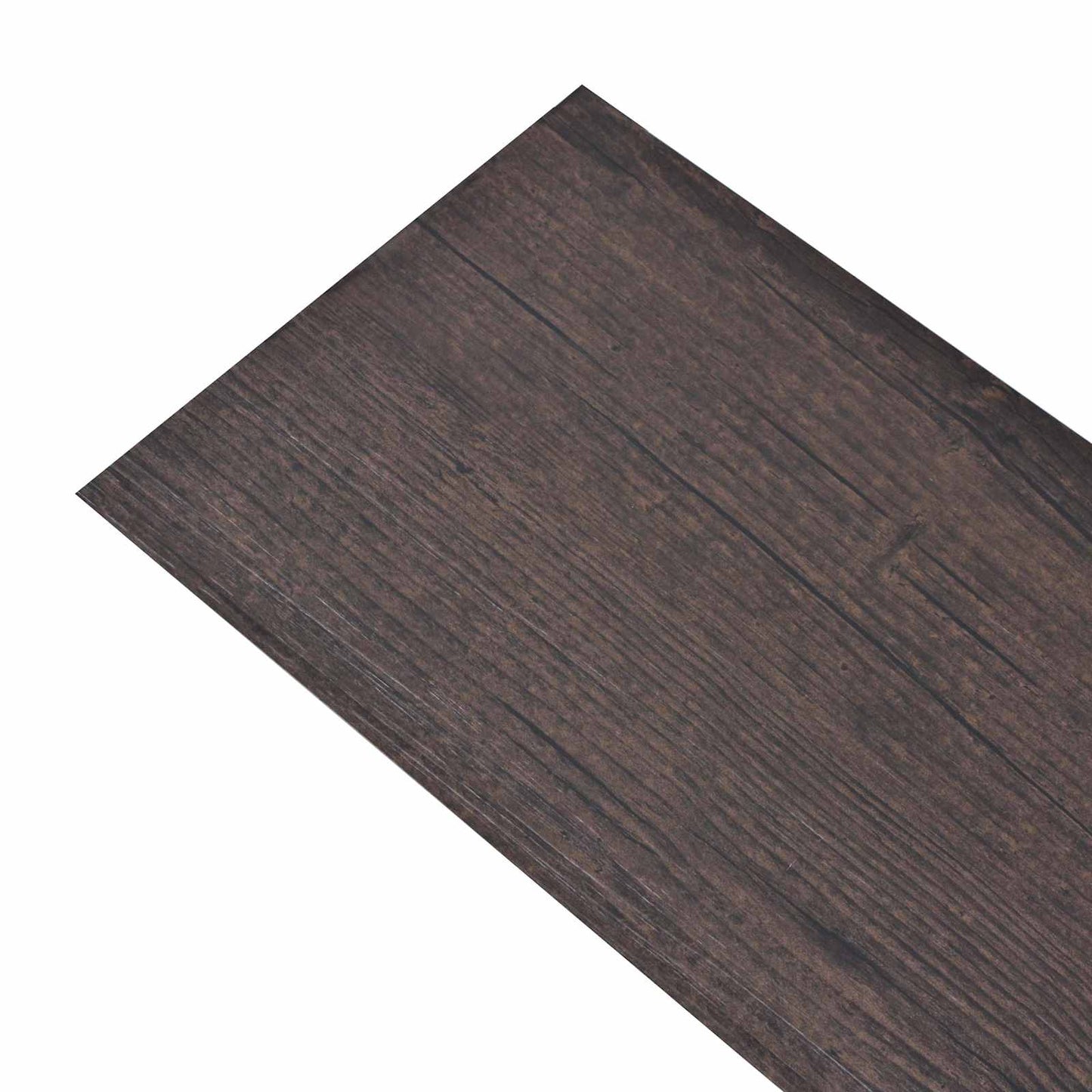 Gulvplanker 18 pcs Mørk brun 2,51 m² PVC