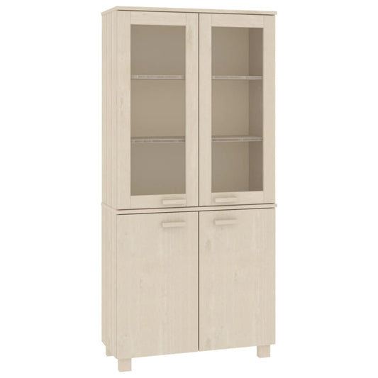 Highboard HAMAR heltre furu honningbrun