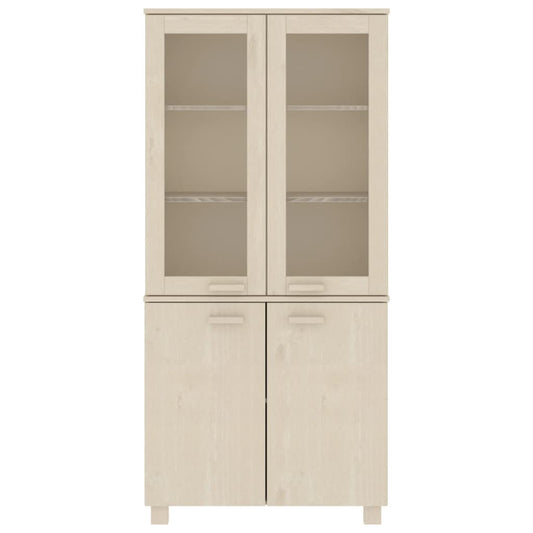 Highboard HAMAR heltre furu honningbrun