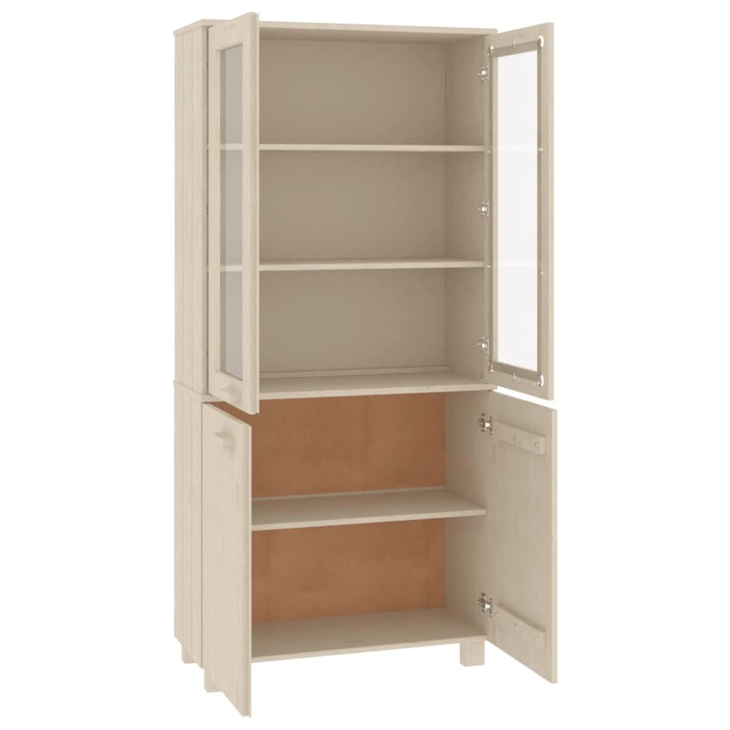 Highboard HAMAR heltre furu honningbrun