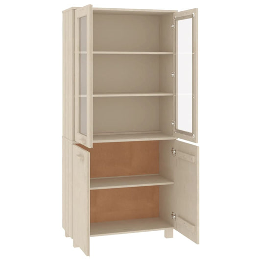 Highboard HAMAR heltre furu honningbrun