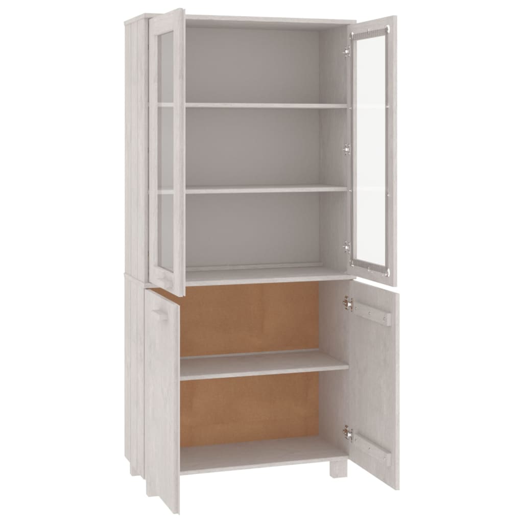 Highboard HAMAR heltre furu hvit