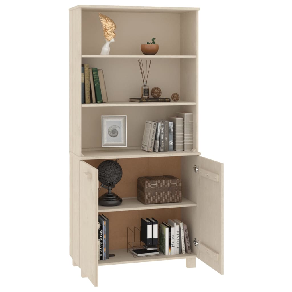 Highboard HAMAR heltre furu honningbrun