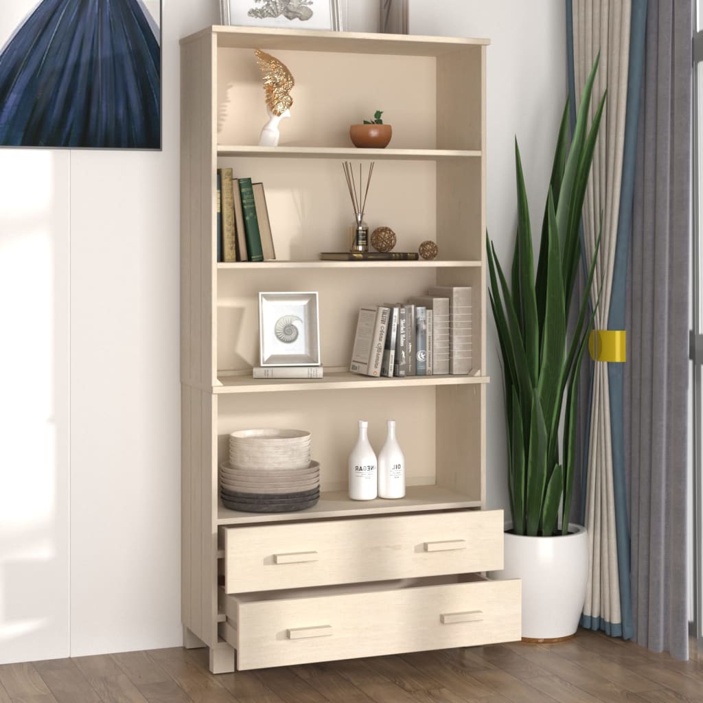 Highboard HAMAR heltre furu honningbrun