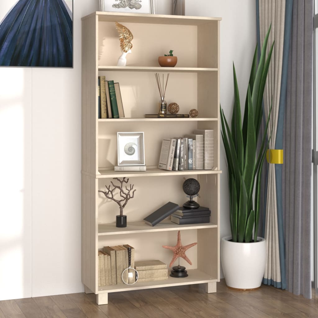 Highboard HAMAR heltre furu honningbrun