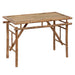 Sammenleggbart hagebord 115x50x75 cm bambus vidaXL