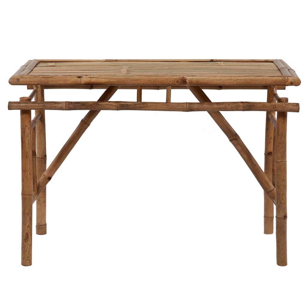 Sammenleggbart hagebord 115x50x75 cm bambus vidaXL