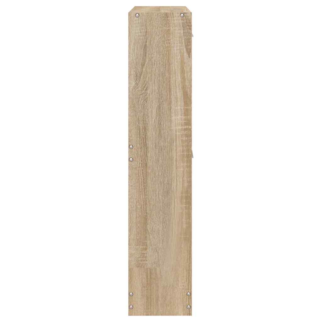 Skoskap eik 59x17x81 cm konstruert tre