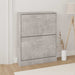 Skoskap betonggrå 59x17x81 cm konstruert tre vidaXL