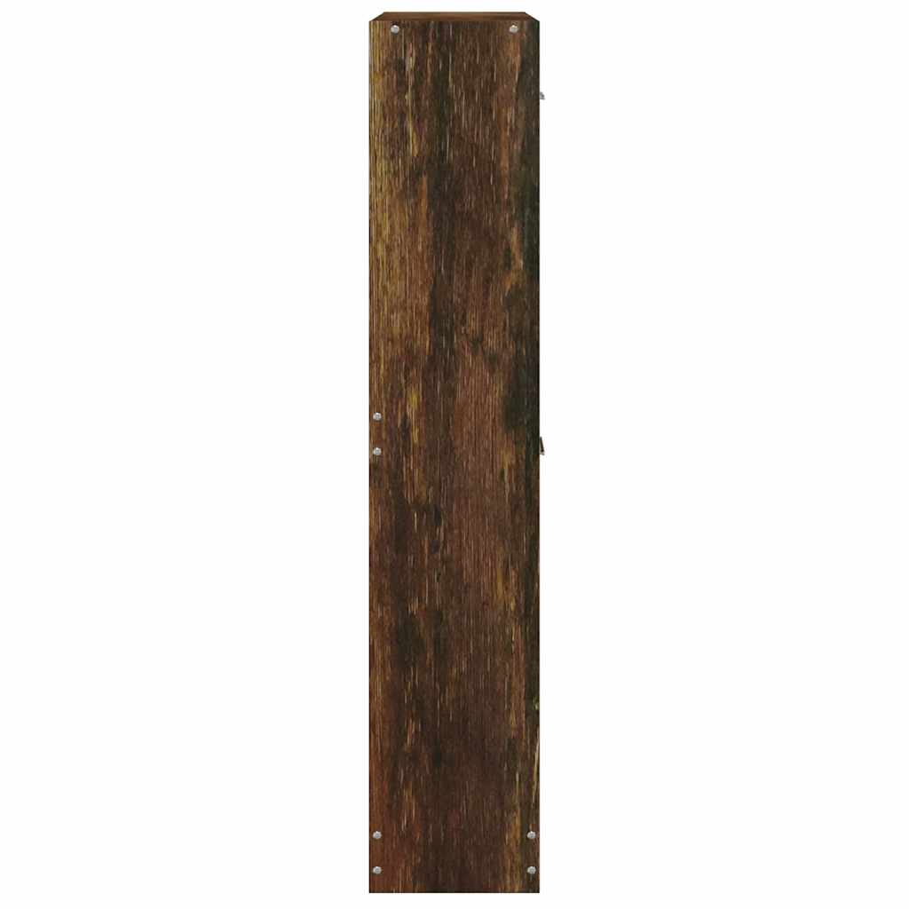 Skoskap røkt eik 59x17x81 cm konstruert tre