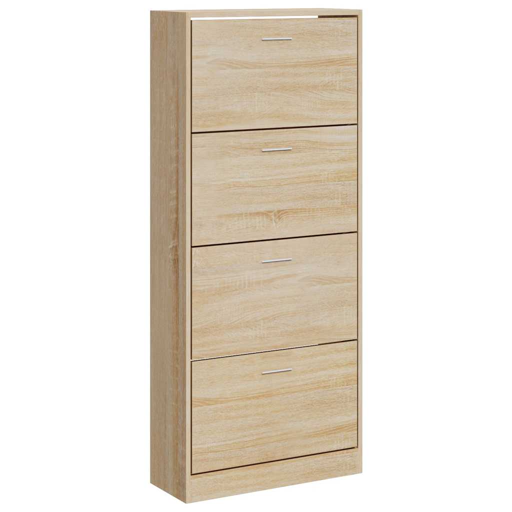 Skoskap sonoma eik 63x24x147 cm konstruert tre