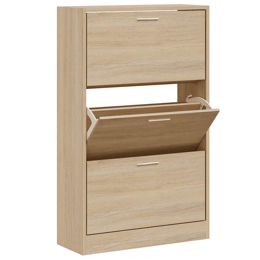 Skoskap sonoma eik 63x24x103 cm konstruert tre